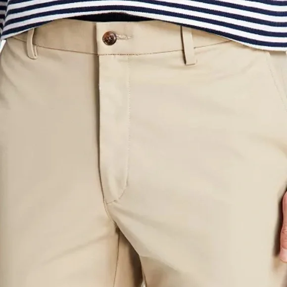 Michael Kors Men's Solid Classic Fit Beige Stretch Dress Pants 34/32 Brand New - Picture 3 of 8